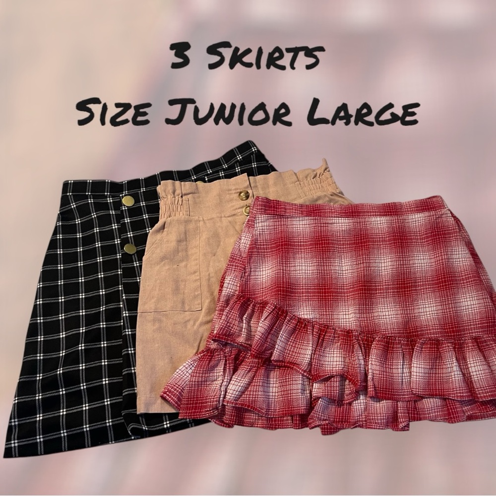 3 Skirts Clearance Bundle - Junior Size Large